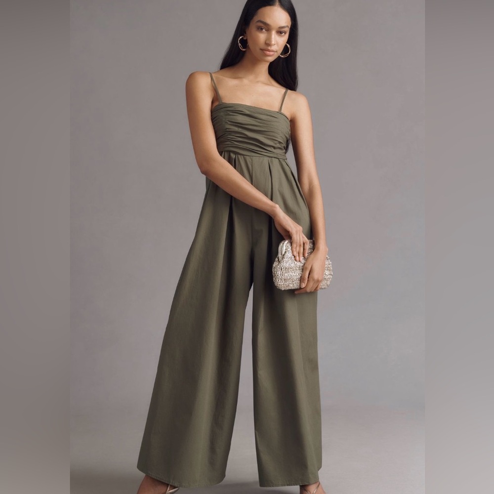 Hutch Anthropologie XS green Jumpsuit